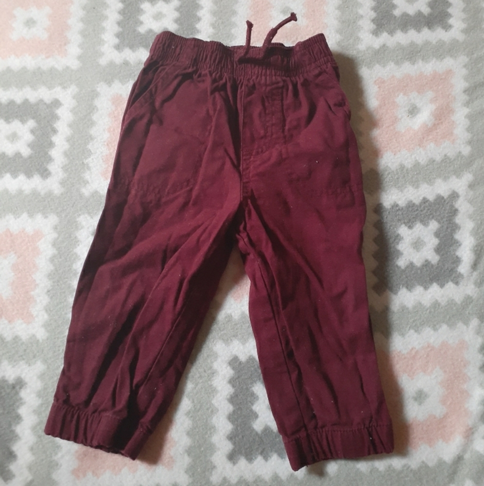 Burgundy pants